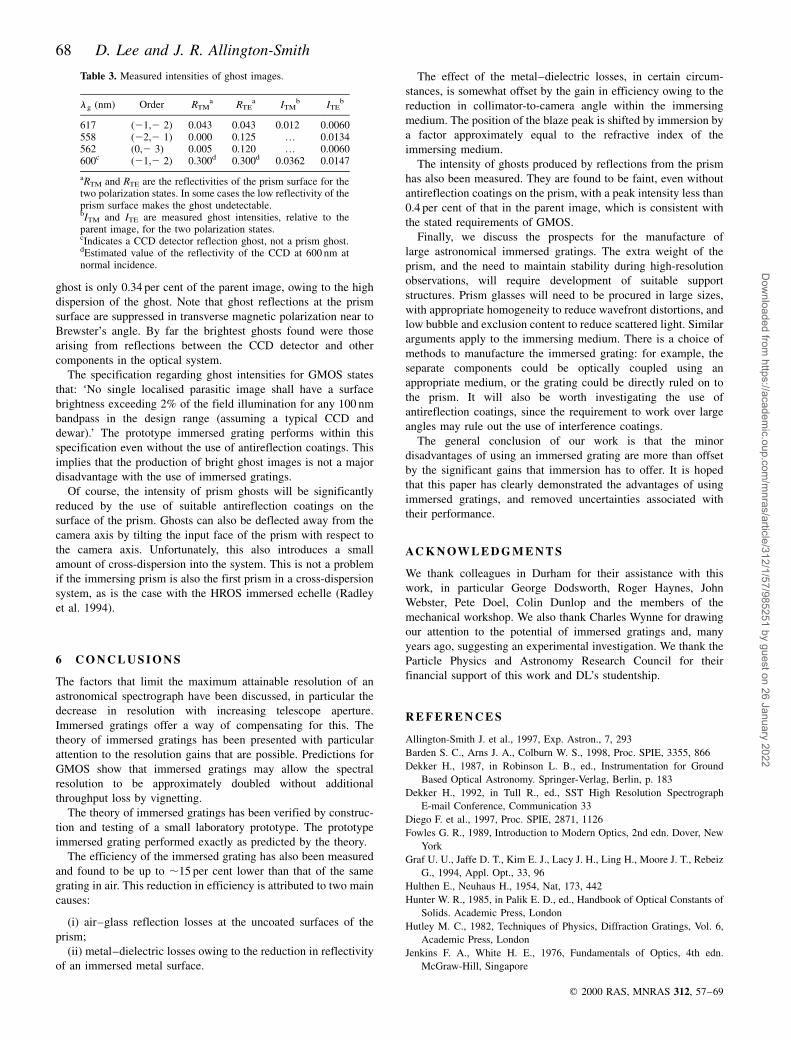 (PDF) An experimental investigation of immersed gratings - DOKUMEN.TIPS